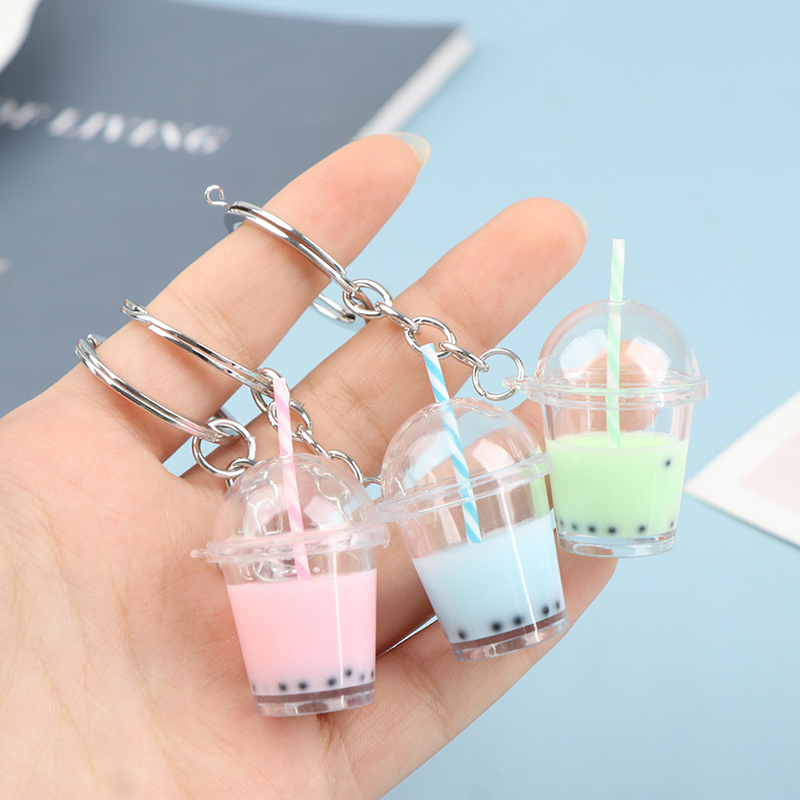 Creative Bubble Tea Diy Keychain High Quality Acrylic Pendant Backpack Keychain Charms Car Keychain Wholesale Gift Couple 
Creative Bubble Tea Diy Keychain High Quality Acrylic Pendant Backpack Keychain Charms Car Keychain Wholesale Gift Couple