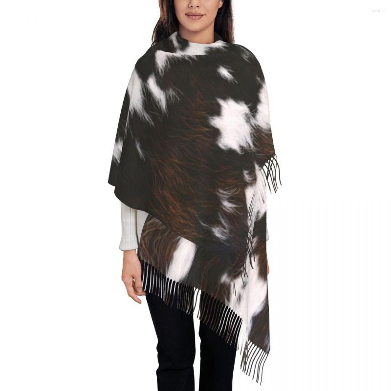 Scarves Dark Brown Cowhide Tassel Scarf Women Soft Animal Hide Fur Skin Leather Texture Shawls Wraps Female Winter Fall
Scarves Dark Brown Cowhide Tassel Scarf Women Soft Animal Hide Fur Skin Leather Texture Shawls Wraps Female Winter Fall
