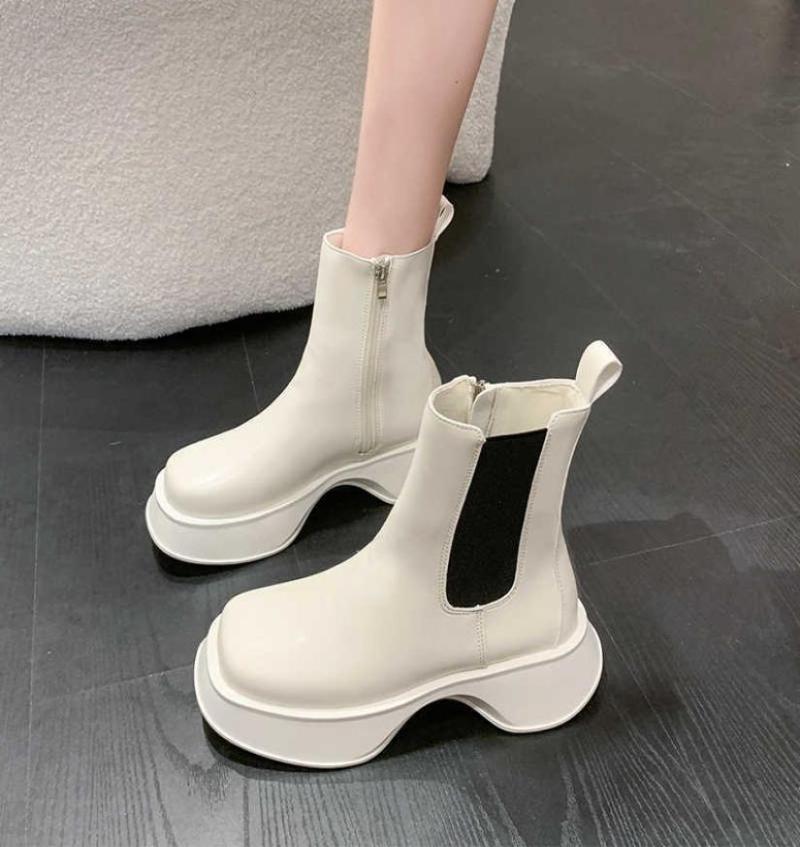 Women Female British Style Spring and Autumn Single 2021 New Allmatch Short Thick Bottom High Boots 09261776137, Brown
Women Female British Style Spring and Autumn Single 2021 New Allmatch Short Thick Bottom High Boots 09261776137, Brown