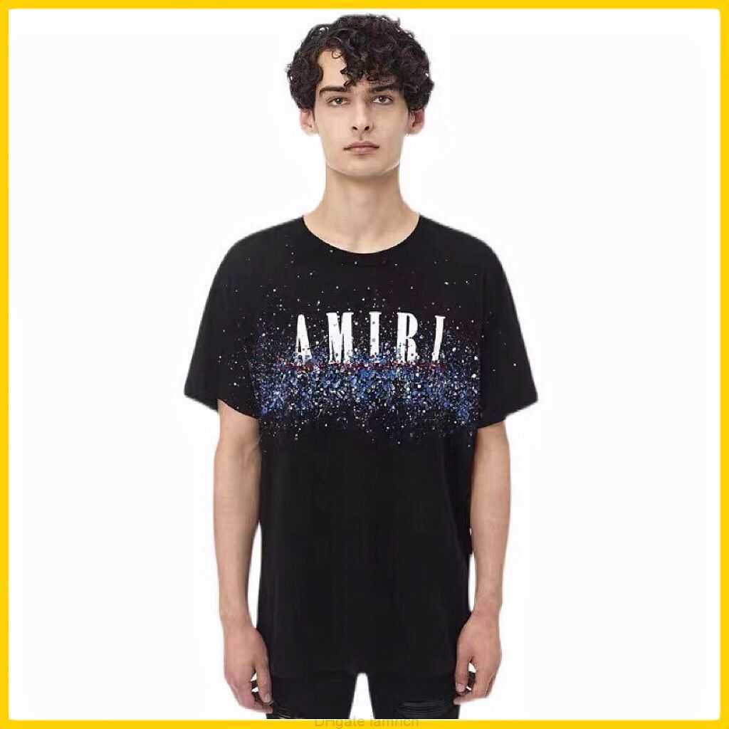 Designer Fashion Clothing Amires Tees Am Tshirt 2xs Summer New Amies Handpainted Starry Sky Splash Print Black White Spot Tshirt Casual Mens Womens Short Sleeve Fash, Black 2117
Designer Fashion Clothing Amires Tees Am Tshirt 2xs Summer New Amies Handpainted Starry Sky Splash Print Black White Spot Tshirt Casual Mens Womens Short Sleeve Fash, Black 2117