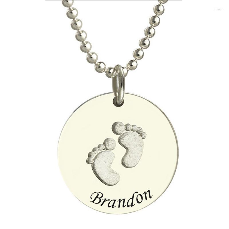 Pendant Necklaces Women's Custom Baby Name Feet Babyfeet Necklace Personalized Gold Color Choker Women Pendants Memory Gift To Mom
Pendant Necklaces Women's Custom Baby Name Feet Babyfeet Necklace Personalized Gold Color Choker Women Pendants Memory Gift To Mom