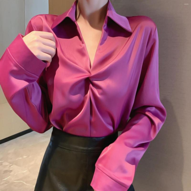 Women' Blouses Retro Pullover Grape Purple Long Sleeve Solid Color Shirt Women' Tops And Blouse Women Lapel Chiffon Elegant Shirts, Black
Women' Blouses Retro Pullover Grape Purple Long Sleeve Solid Color Shirt Women' Tops And Blouse Women Lapel Chiffon Elegant Shirts, Black