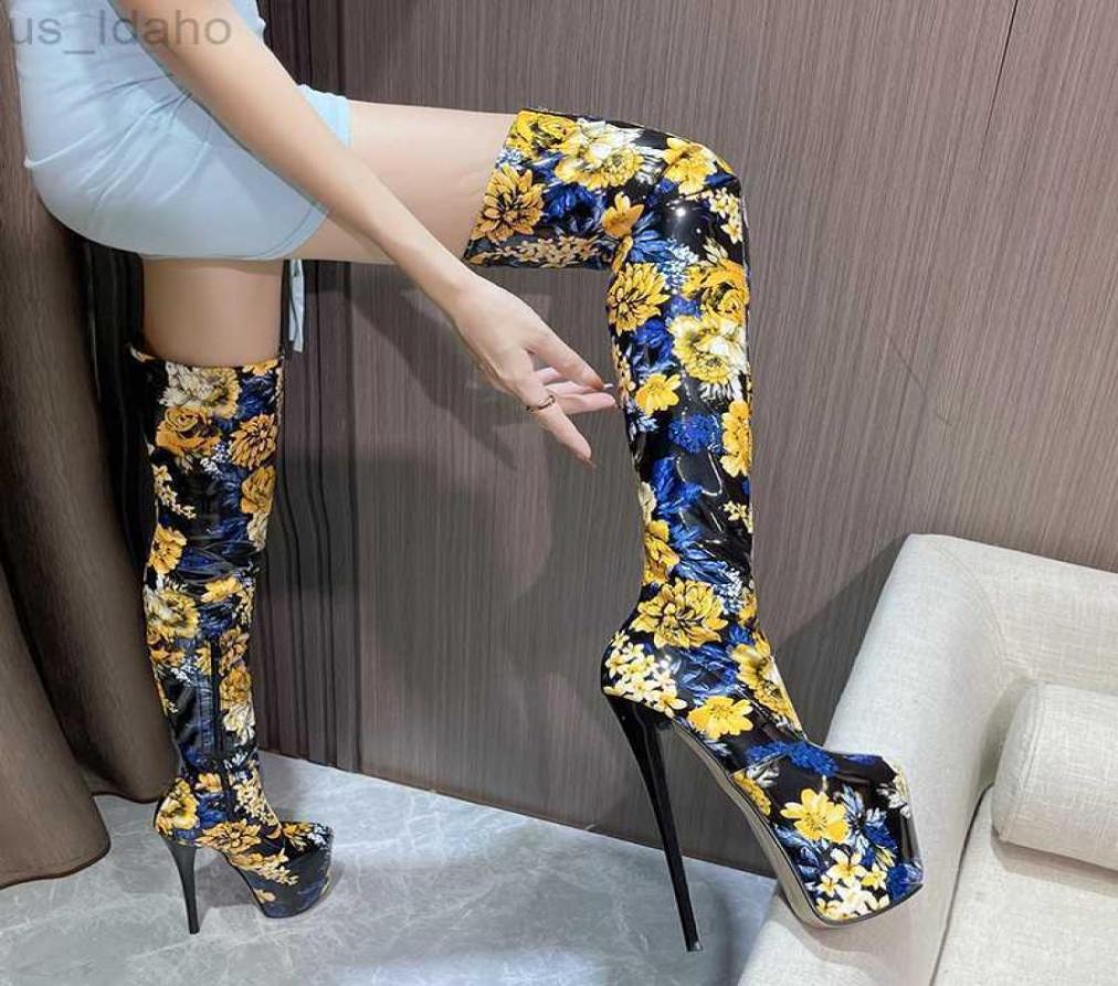 Boots Sexy Flowers 30cm Motorcycle botas mujer Over The Knee Long Boots Women039s Shoes 20cm Thin Heels Stilettos 22cm Female P8497130, Sky blue
Boots Sexy Flowers 30cm Motorcycle botas mujer Over The Knee Long Boots Women039s Shoes 20cm Thin Heels Stilettos 22cm Female P8497130, Sky blue