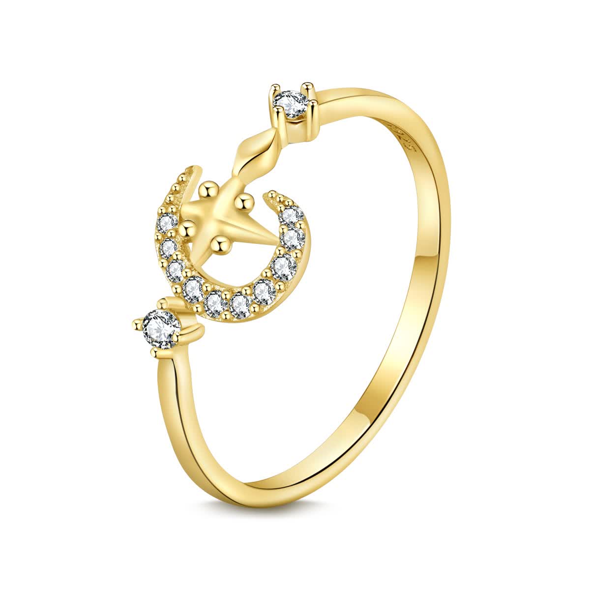 GemKing DY120680 Xmas Christmas Collection Festival Gift 925 Sterling Silver Diamond 5A Zirconia Christian Faith Cross Moon Ring for Women
GemKing DY120680 Xmas Christmas Collection Festival Gift 925 Sterling Silver Diamond 5A Zirconia Christian Faith Cross Moon Ring for Women