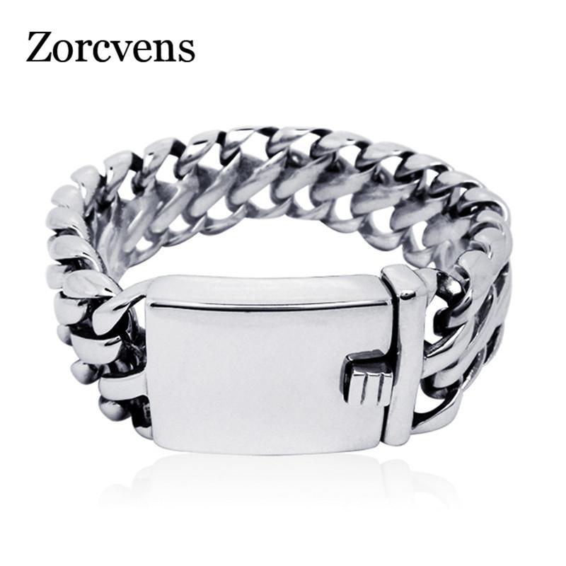 Bangle ZORCVENS 316L Stainless Steel Jewelry SilverColor 24mm Wide Men Bracelet For Male
Bangle ZORCVENS 316L Stainless Steel Jewelry SilverColor 24mm Wide Men Bracelet For Male