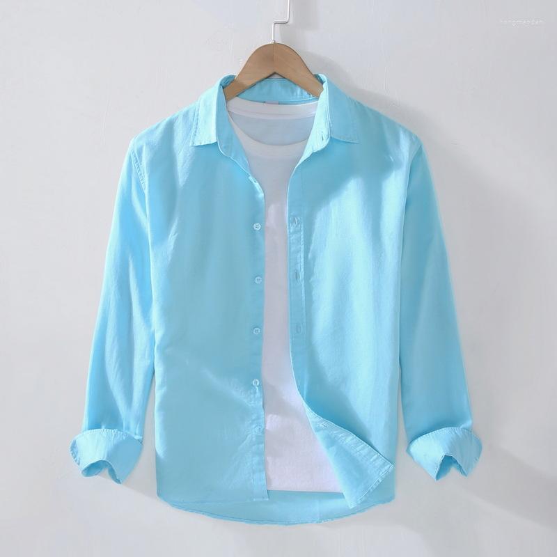 Men's Casual Shirts Spring And Summer Linen White Long -sleeved Shirt Men's Cotton Men Business Hemps
Men's Casual Shirts Spring And Summer Linen White Long -sleeved Shirt Men's Cotton Men Business Hemps