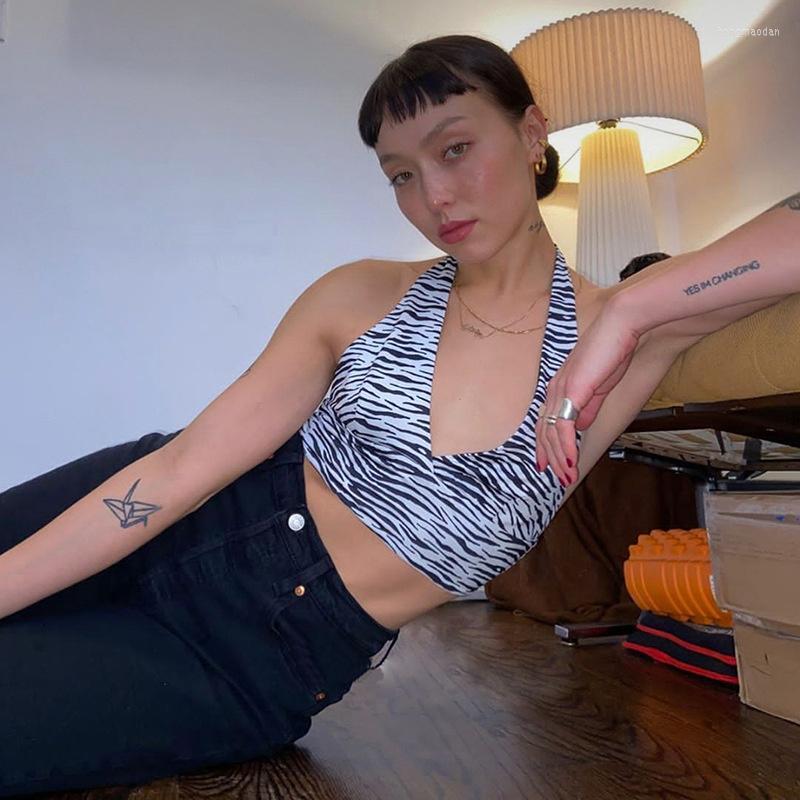 Women' Tanks Harajuku Zebra Print Sleeveless Backless Fashion Tank Top Women Summer Leisure Halter Female Sexy Club Party Croptop, Black
Women' Tanks Harajuku Zebra Print Sleeveless Backless Fashion Tank Top Women Summer Leisure Halter Female Sexy Club Party Croptop, Black