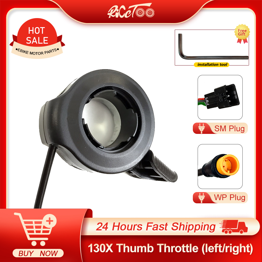 Bike Handlebars Components eBike Throttle 130X Ebike Thumb 3Pin Male SM Waterproof Plug Left Right Hand 12V 72V Electric Scooter Accelerator 230523
Bike Handlebars Components eBike Throttle 130X Ebike Thumb 3Pin Male SM Waterproof Plug Left Right Hand 12V 72V Electric Scooter Accelerator 230523
