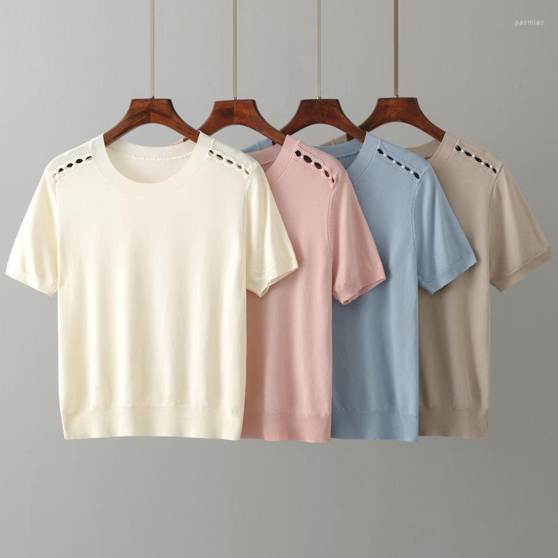 Women's T Shirts ELIJOIN Round Neck Hollow Beaded Short-sleeved T-shirt 2023 Spring And Summer Thin Casual Simple Temperament Women's, Black
Women's T Shirts ELIJOIN Round Neck Hollow Beaded Short-sleeved T-shirt 2023 Spring And Summer Thin Casual Simple Temperament Women's, Black