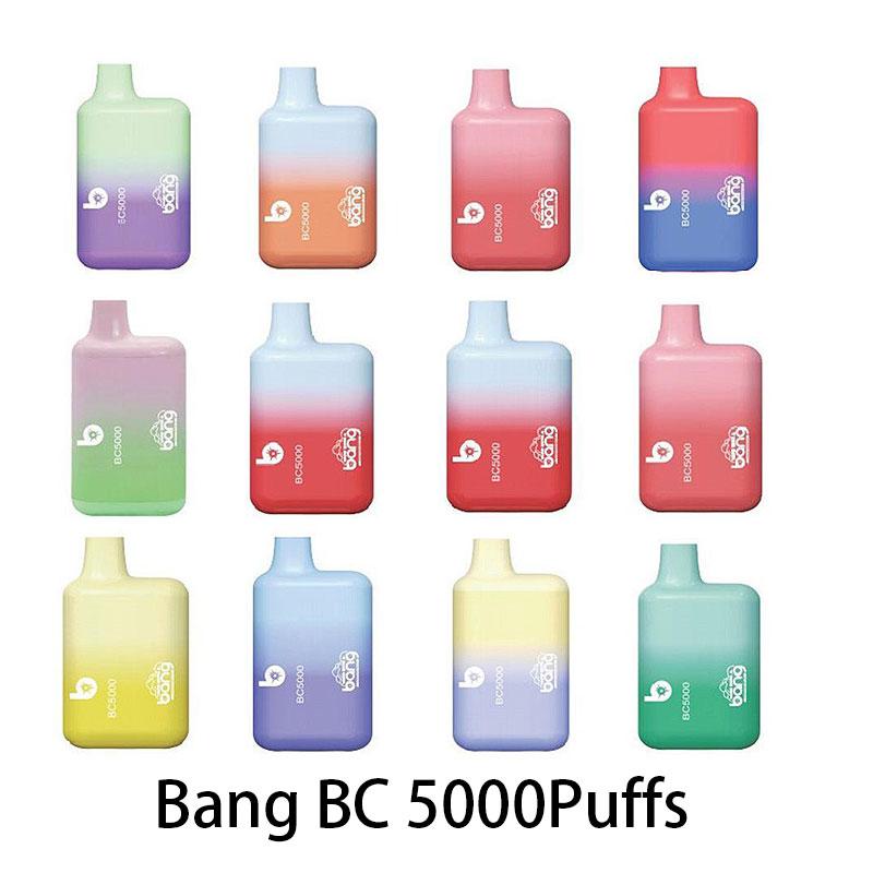Original Bang BC5000 5000 Disposable E cigarette Device Kit 5000 Puffs 650mAh Rechargeable Battery Prefilled 11ml Cartridge Pod Vape Pen Box
Original Bang BC5000 5000 Disposable E cigarette Device Kit 5000 Puffs 650mAh Rechargeable Battery Prefilled 11ml Cartridge Pod Vape Pen Box