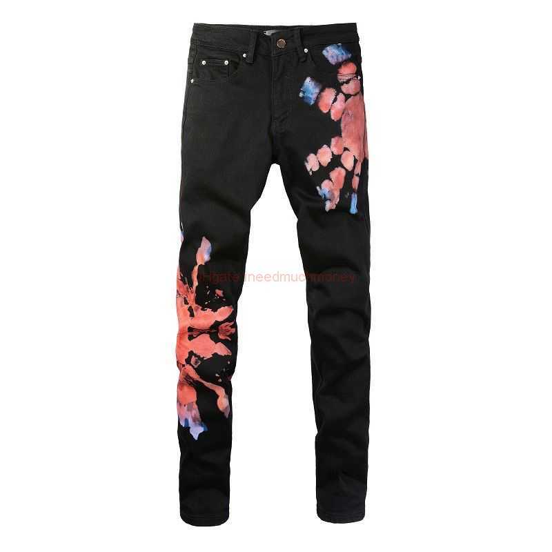 Designer Clothing Amires Jeans Denim Pants Amies Fashion Brand High Street Paint Contrast Printing Denim Pants Mens Pure Black Elastic Youth Handsome Feet Pants Dis
Designer Clothing Amires Jeans Denim Pants Amies Fashion Brand High Street Paint Contrast Printing Denim Pants Mens Pure Black Elastic Youth Handsome Feet Pants Dis