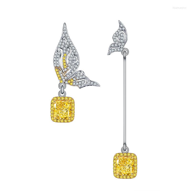 Dangle Earrings Pirmiana 925 Sterling Silver 2.0ct/pair Radiant Cut Simulated Yellow Diamond Butterfly CZ Gemstone Jewellery Women
Dangle Earrings Pirmiana 925 Sterling Silver 2.0ct/pair Radiant Cut Simulated Yellow Diamond Butterfly CZ Gemstone Jewellery Women