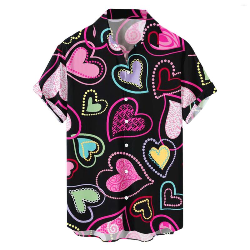 Men's Casual Shirts Shirt For Men Fashion Heart Pattern Leisure Lapel Short Sleeve Blouse Hip Hop Trend Harajuku Oversized Tees Woman, E01-wj021522
Men's Casual Shirts Shirt For Men Fashion Heart Pattern Leisure Lapel Short Sleeve Blouse Hip Hop Trend Harajuku Oversized Tees Woman, E01-wj021522
