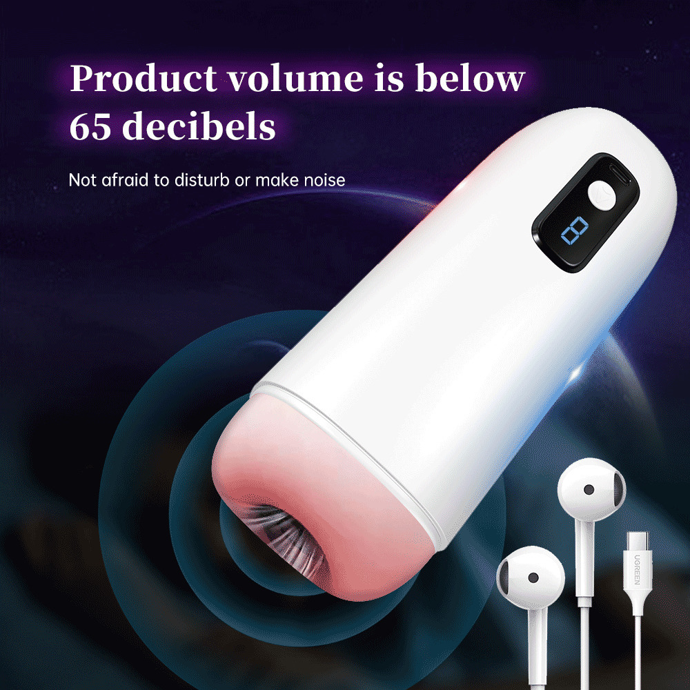 Masturbators Masturbator Man Automatic oral sex vibrator Male Masturbator Cup Real Vaginal Pussy Penis Machine 230524