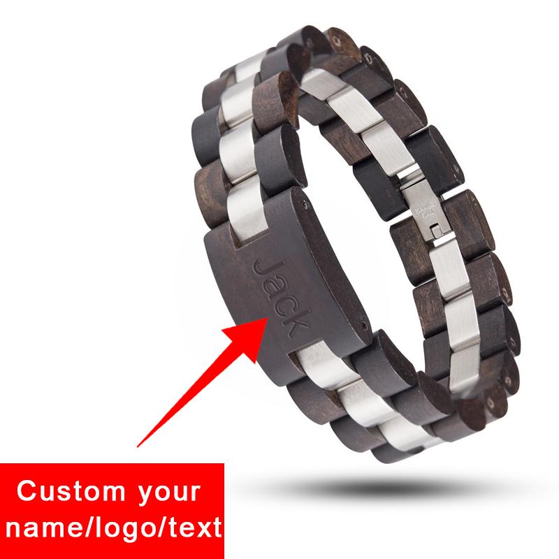 Bangle DODO DEER Engrave Customize Text Bracelet for Men Male Private Custom Wood Strap Bracelets Jewelry Ebony Zebra in Gift Box
Bangle DODO DEER Engrave Customize Text Bracelet for Men Male Private Custom Wood Strap Bracelets Jewelry Ebony Zebra in Gift Box