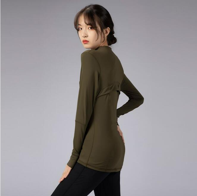 Women' Yoga long sleeves Solid Color Nude Sports Shaping Waist Tight Fitness Loose Jogging Sportswear Women' High Quality 2021 new, Forest green
Women' Yoga long sleeves Solid Color Nude Sports Shaping Waist Tight Fitness Loose Jogging Sportswear Women' High Quality 2021 new, Forest green