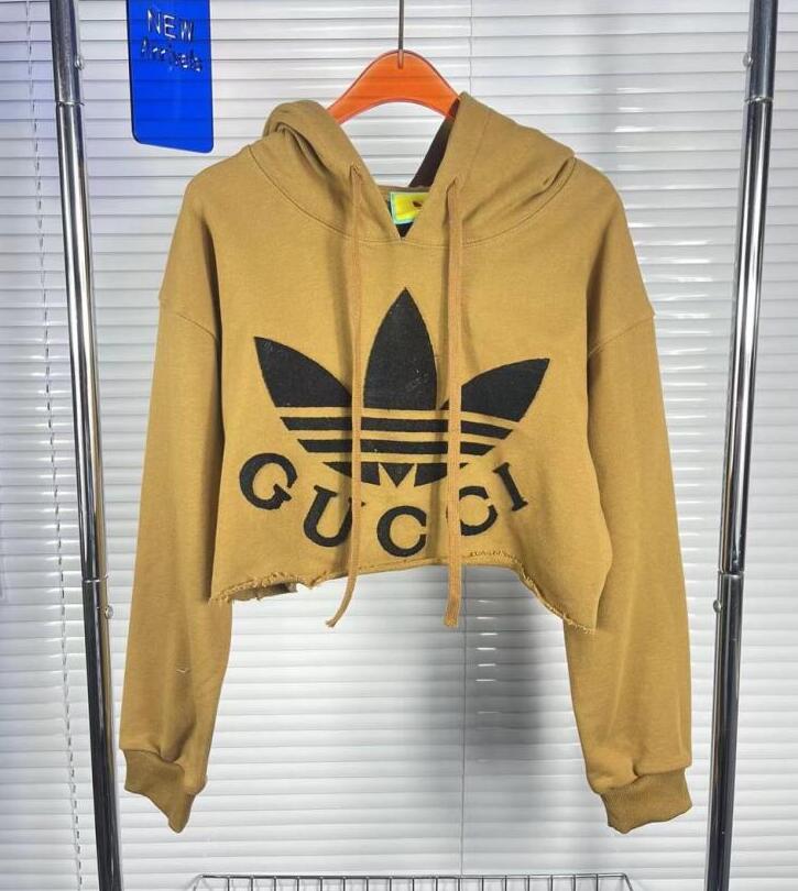 Women Designer Hoodie Sweatshirts Spring Lady Short Hoodies Casual Streetwear Sport Tops S-L Highly Quality