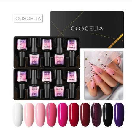 10pc /set Nail Gel Polish Set Semi Permanent Varnish Soak Off Uv Gel Nail Polish Kit Uv Gel for Nail Gellack Manicure Set2sxuwqdu, As shown
10pc /set Nail Gel Polish Set Semi Permanent Varnish Soak Off Uv Gel Nail Polish Kit Uv Gel for Nail Gellack Manicure Set2sxuwqdu, As shown