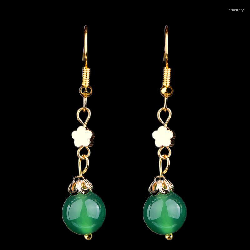 Dangle Earrings Green Jade Beaded Natural Carved Stone Women Amulet Gifts 925 Silver Designer Jewelry Talismans Amulets Gift Chinese
Dangle Earrings Green Jade Beaded Natural Carved Stone Women Amulet Gifts 925 Silver Designer Jewelry Talismans Amulets Gift Chinese