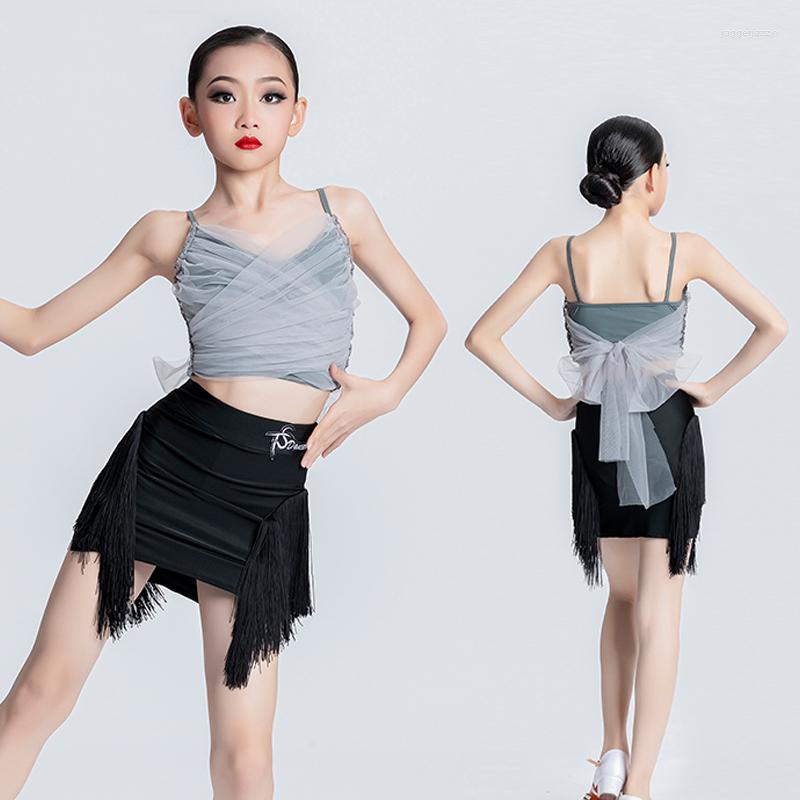 Stage Wear Children'S Performance Clothes Sling Lace Top Fringes Skirt Girls Latin Dance Costume Ballroom Competition Clothing SL6617, Picture shown
Stage Wear Children'S Performance Clothes Sling Lace Top Fringes Skirt Girls Latin Dance Costume Ballroom Competition Clothing SL6617, Picture shown