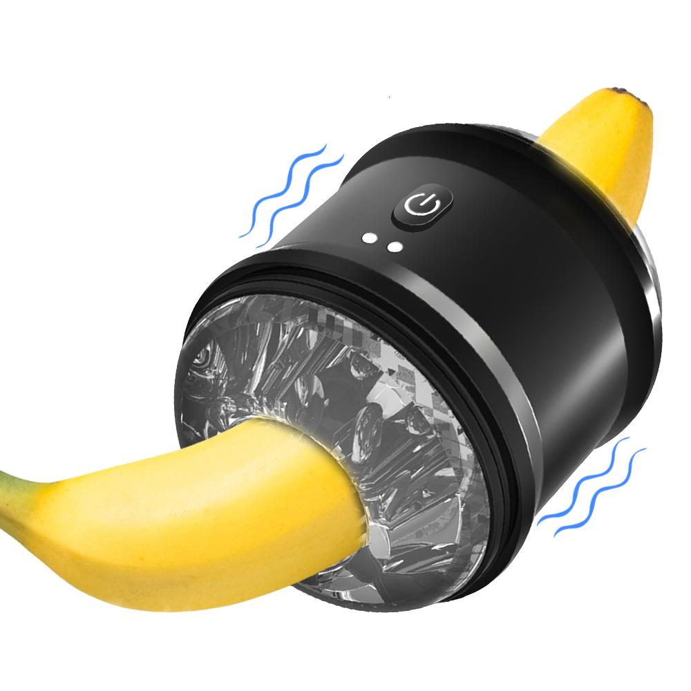 Masturbators Men's Masturbation Open Penile Massage Power Vibrator Men's Masturbation Cup Sex Toys Men's Adult Products 230524