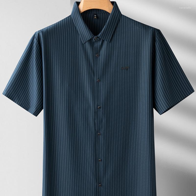 Men's Casual Shirts Oversized Men's Short Sleeved Shirt Summer Clothing Male Loose Business Striped Top High Elasticity Non Iron, Black
Men's Casual Shirts Oversized Men's Short Sleeved Shirt Summer Clothing Male Loose Business Striped Top High Elasticity Non Iron, Black