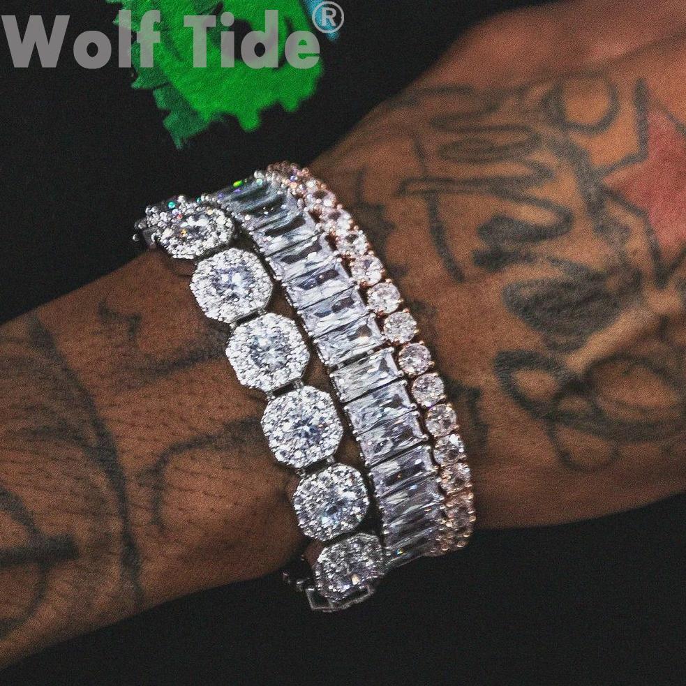 Bangle Iced Out Baguett Tennis Bracelets with Gift Box for Men Women Gold Plated CZ Cubic Zirconia Chains Bangle Hip Hop Luxury Jewelry
Bangle Iced Out Baguett Tennis Bracelets with Gift Box for Men Women Gold Plated CZ Cubic Zirconia Chains Bangle Hip Hop Luxury Jewelry