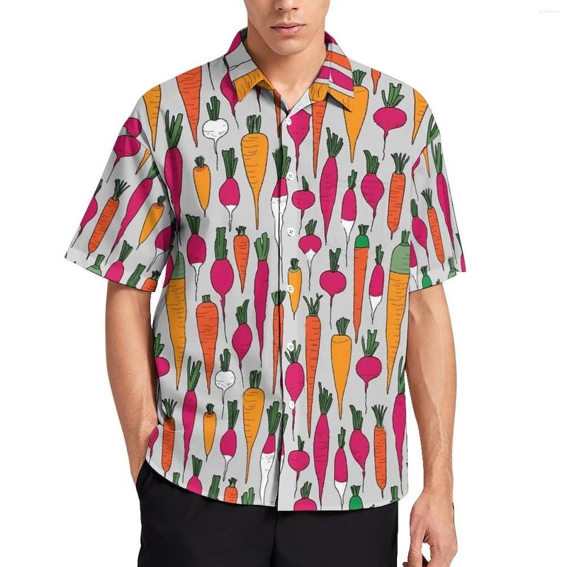 Men's Casual Shirts Carrot And Radishes Beach Shirt Fresh Vegetables Hawaii Male Y2K Blouses Short Sleeve Design Clothing Plus Size, Style-1
Men's Casual Shirts Carrot And Radishes Beach Shirt Fresh Vegetables Hawaii Male Y2K Blouses Short Sleeve Design Clothing Plus Size, Style-1