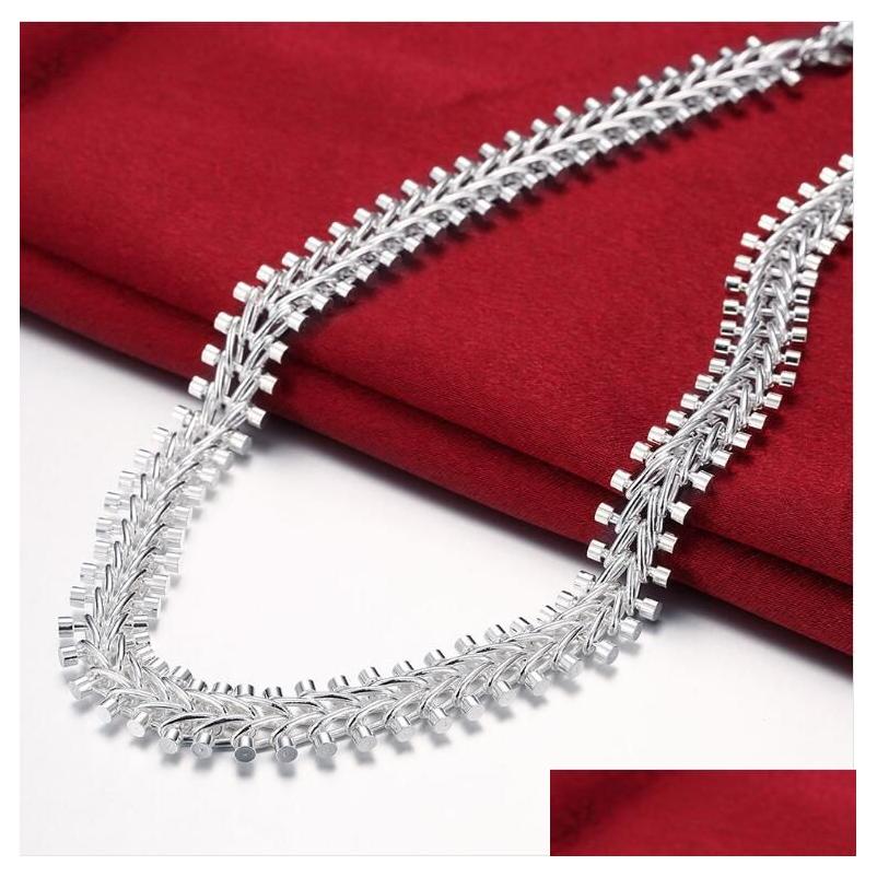 Chains Sterling Sier Plated Fishbone Shape Necklace 18Inchsx12Mm Gssn166 Fashion Lovely 925 Plate Jewelry Necklaces Chain Drop Deliv Dhczs
Chains Sterling Sier Plated Fishbone Shape Necklace 18Inchsx12Mm Gssn166 Fashion Lovely 925 Plate Jewelry Necklaces Chain Drop Deliv Dhczs
