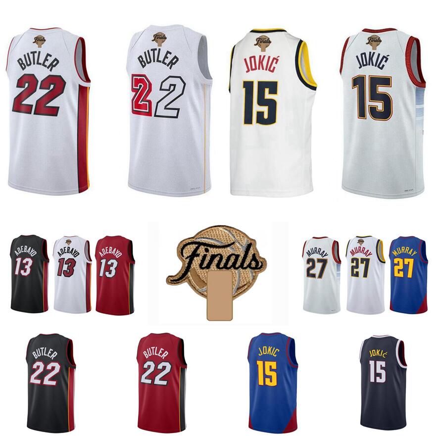 2023 Finals Jersey Jimmy Butler 15 Jokic 27 Murray 13 Adebayo 2022-23 blue white black red Men Youth Women S-XXL Basketball Jerseys, With logo
2023 Finals Jersey Jimmy Butler 15 Jokic 27 Murray 13 Adebayo 2022-23 blue white black red Men Youth Women S-XXL Basketball Jerseys, With logo
