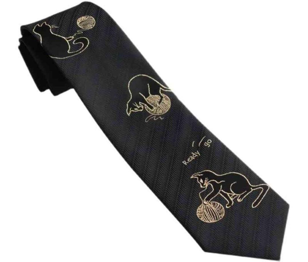 Male Men039s Original Design Black White Ball Cat Gold Silver Cute Tie Female Students Personality Necktie3248893
Male Men039s Original Design Black White Ball Cat Gold Silver Cute Tie Female Students Personality Necktie3248893