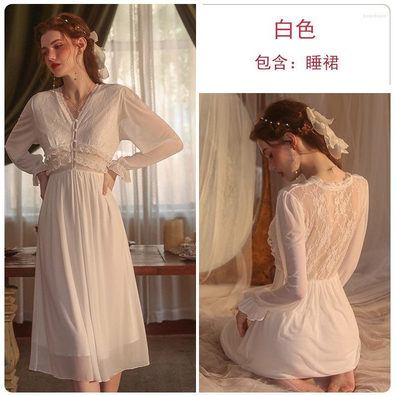 Women's Sleepwear Long Sleeves Nightgown Sexy Sleep Dress Womensexy Drees Luxurys Underwear Nylon Night Gowns For Women Slip Nightie Female
Women's Sleepwear Long Sleeves Nightgown Sexy Sleep Dress Womensexy Drees Luxurys Underwear Nylon Night Gowns For Women Slip Nightie Female