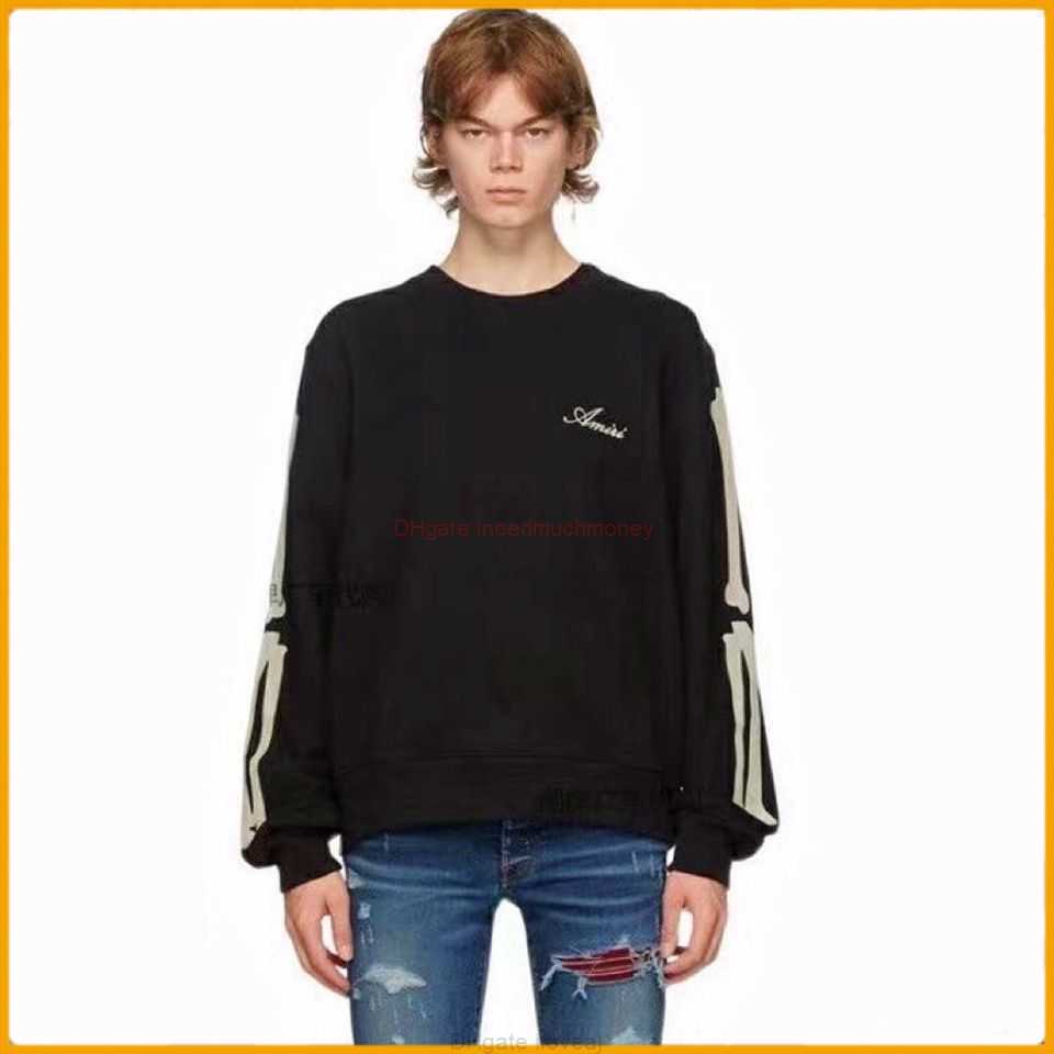 Designer Clothing Mens Sweatshirts Amires Am Hoodies 21xxAmies High Street Rock Two Sleeve Flocking Threedimensional Crack Bone Printed Sweater Vintage Round Nec, Shipping fee
Designer Clothing Mens Sweatshirts Amires Am Hoodies 21xxAmies High Street Rock Two Sleeve Flocking Threedimensional Crack Bone Printed Sweater Vintage Round Nec, Shipping fee