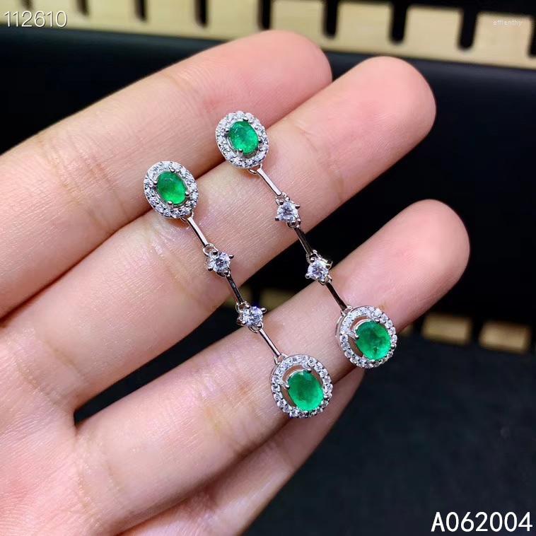 Dangle Earrings KJJEAXCMY Fine Jewelry 925 Sterling Silver Inlaid Natural Gemstone Emerald Female Eardrop Trendy Support Detection
Dangle Earrings KJJEAXCMY Fine Jewelry 925 Sterling Silver Inlaid Natural Gemstone Emerald Female Eardrop Trendy Support Detection