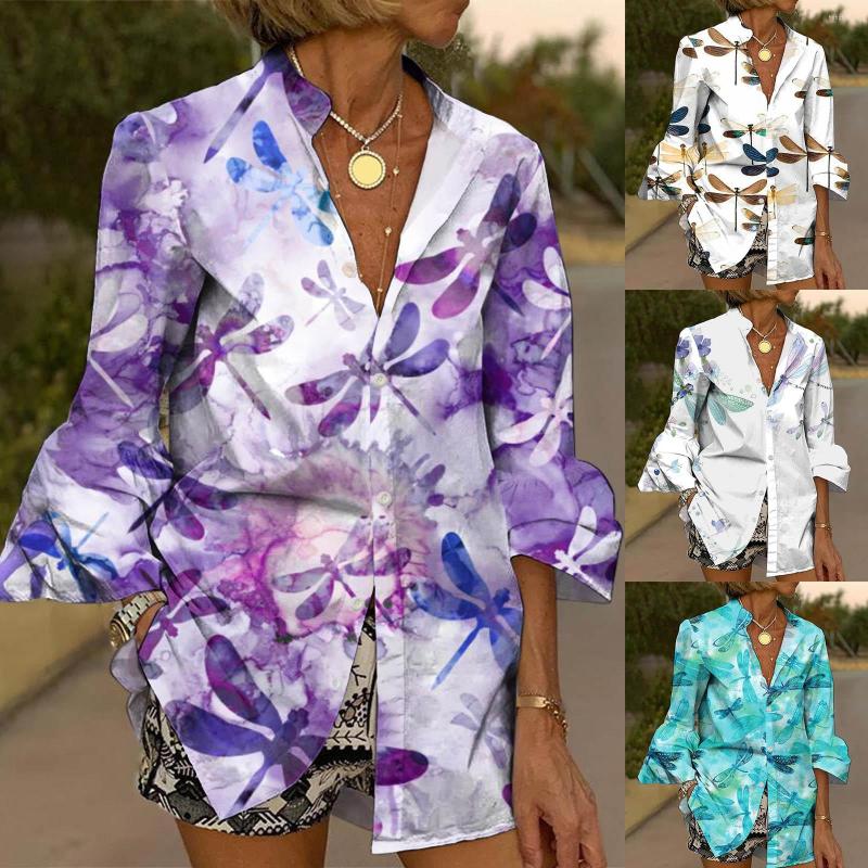 Ethnic Clothing Women Dressy Casual Seventh Sleeve Shirts Blouses Folding Cuff V Neck Elegant Blusas Vintage Print Baggy Social Dress Shirt
Ethnic Clothing Women Dressy Casual Seventh Sleeve Shirts Blouses Folding Cuff V Neck Elegant Blusas Vintage Print Baggy Social Dress Shirt