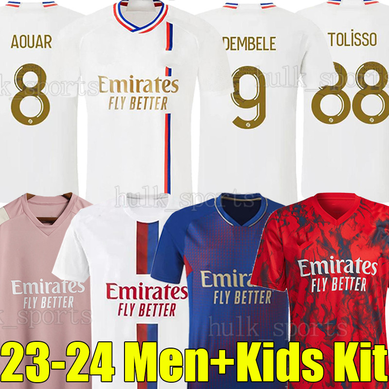 22/23/24 Maillot LyOn Soccer Jerseys 2023 2024 TOLISSO AOUAR DEMBELE BOATENG SARR CHERKI CAQUERET Tagliafico men kids kit football shirts training, 22-23 fourth
22/23/24 Maillot LyOn Soccer Jerseys 2023 2024 TOLISSO AOUAR DEMBELE BOATENG SARR CHERKI CAQUERET Tagliafico men kids kit football shirts training, 22-23 fourth