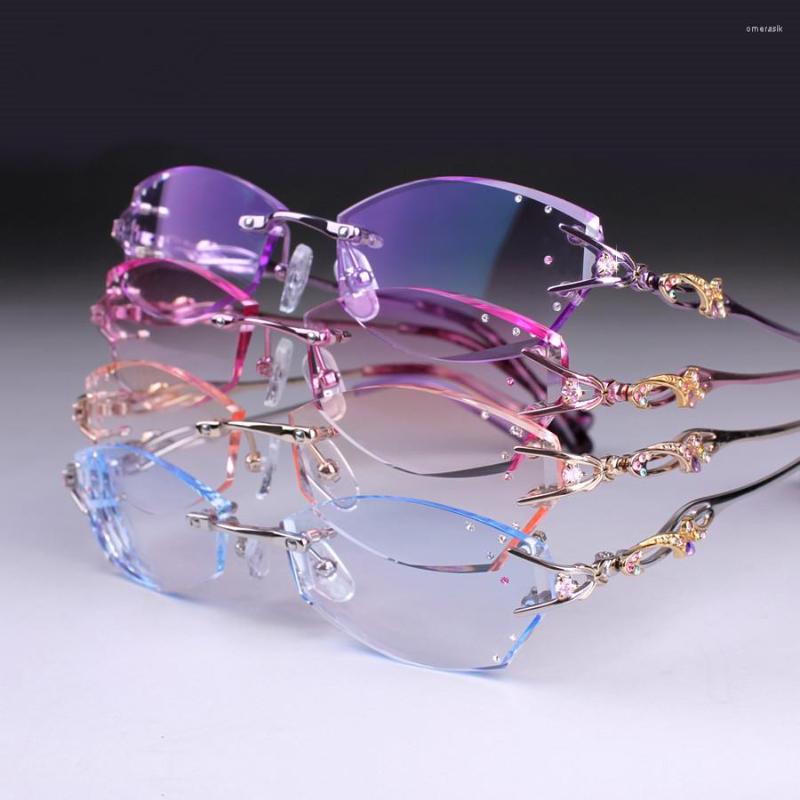 Sunglasses -75 -100 -125 75 100 Rimless Glasses Women Optical Prescription Eyeglasses Hyperopia Reading Eye Customization
Sunglasses -75 -100 -125 75 100 Rimless Glasses Women Optical Prescription Eyeglasses Hyperopia Reading Eye Customization