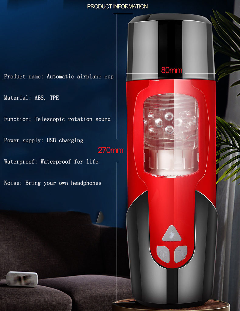 Masturbators Automatic Telescopic Rotating Male Masturbation Device Vacuum Electric Cup Adult Sex Toys Male Masturbation Products Sex Shop 18 230524