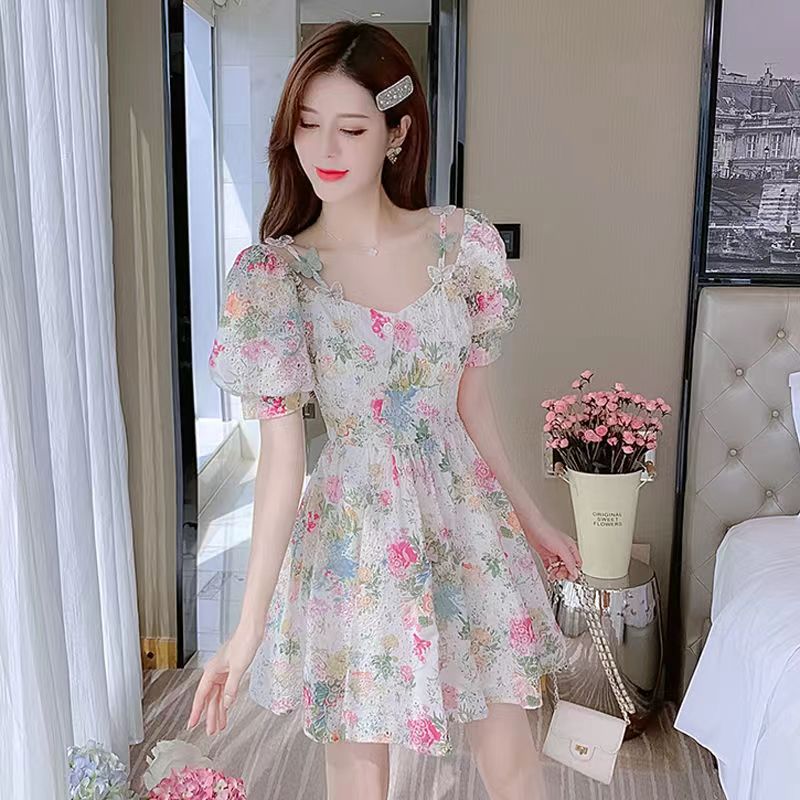 French Floral Dress Children's Summer 2023 New Summer Small Figure Slim and Sweet Fairy Dress
French Floral Dress Children's Summer 2023 New Summer Small Figure Slim and Sweet Fairy Dress