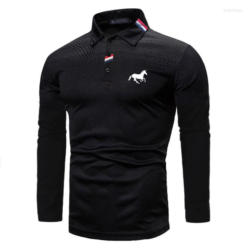Men' Polos Men Autumn Long Sleeve Print Polo Shirt Personality Sport Fashion Gradient Color, Black
Men' Polos Men Autumn Long Sleeve Print Polo Shirt Personality Sport Fashion Gradient Color, Black