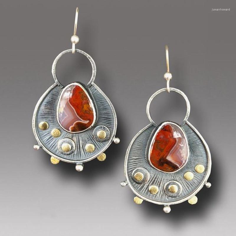 Dangle Earrings Boho Ethnic Vintage Hollow Red Stone Hook For Women Antique Silver Color Metal Drop Wedding Band Jewelry
Dangle Earrings Boho Ethnic Vintage Hollow Red Stone Hook For Women Antique Silver Color Metal Drop Wedding Band Jewelry