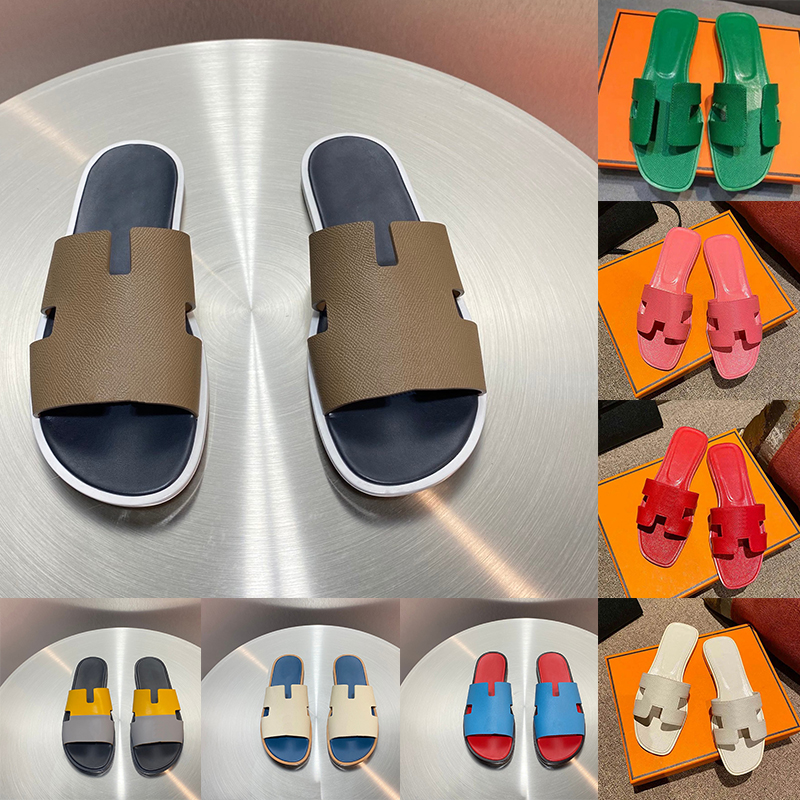 Designer Slippers Lzmir Mens Sandals Flat Leather Calfskin Oran Womens Slides Fashion Luxury Summer Casual Home Beach Sliders pantoufle Black White, 67
Designer Slippers Lzmir Mens Sandals Flat Leather Calfskin Oran Womens Slides Fashion Luxury Summer Casual Home Beach Sliders pantoufle Black White, 67