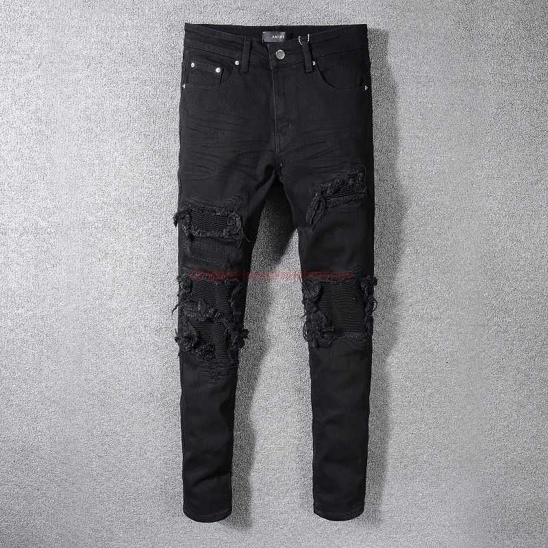 Designer Clothing Amires Jeans Denim Pants Amies Mx1 Black Knife Cut Collated Leather High Street Hole Slim Fit Elastic Slim Small Feet Slp Denim Pants Mens Fashion Di
Designer Clothing Amires Jeans Denim Pants Amies Mx1 Black Knife Cut Collated Leather High Street Hole Slim Fit Elastic Slim Small Feet Slp Denim Pants Mens Fashion Di