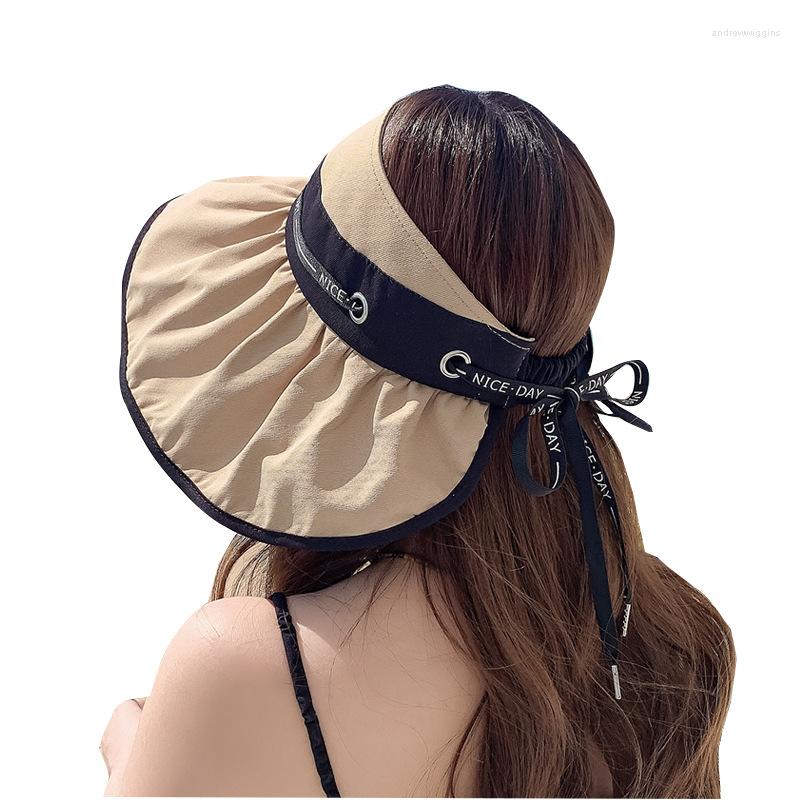 Wide Brim Hats Black Rubber Big Topless Hat Fashion Face-Covering Women's Summer Outdoor Sun-Shade Sun Protection Tide, Khaki
Wide Brim Hats Black Rubber Big Topless Hat Fashion Face-Covering Women's Summer Outdoor Sun-Shade Sun Protection Tide, Khaki