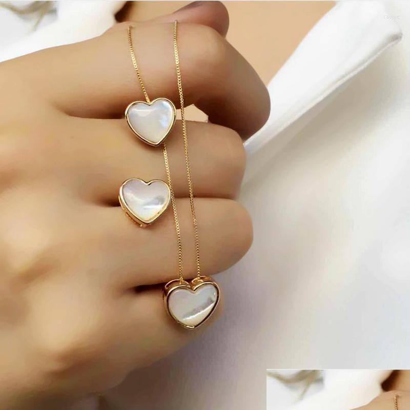 Earrings Necklace Set Heart Shape Natural Pearl Shell For Women Gold Color Cute Small Love Pendant Stud Gift Drop Delivery Dhgarden Dh7De, Picture shown
Earrings Necklace Set Heart Shape Natural Pearl Shell For Women Gold Color Cute Small Love Pendant Stud Gift Drop Delivery Dhgarden Dh7De, Picture shown