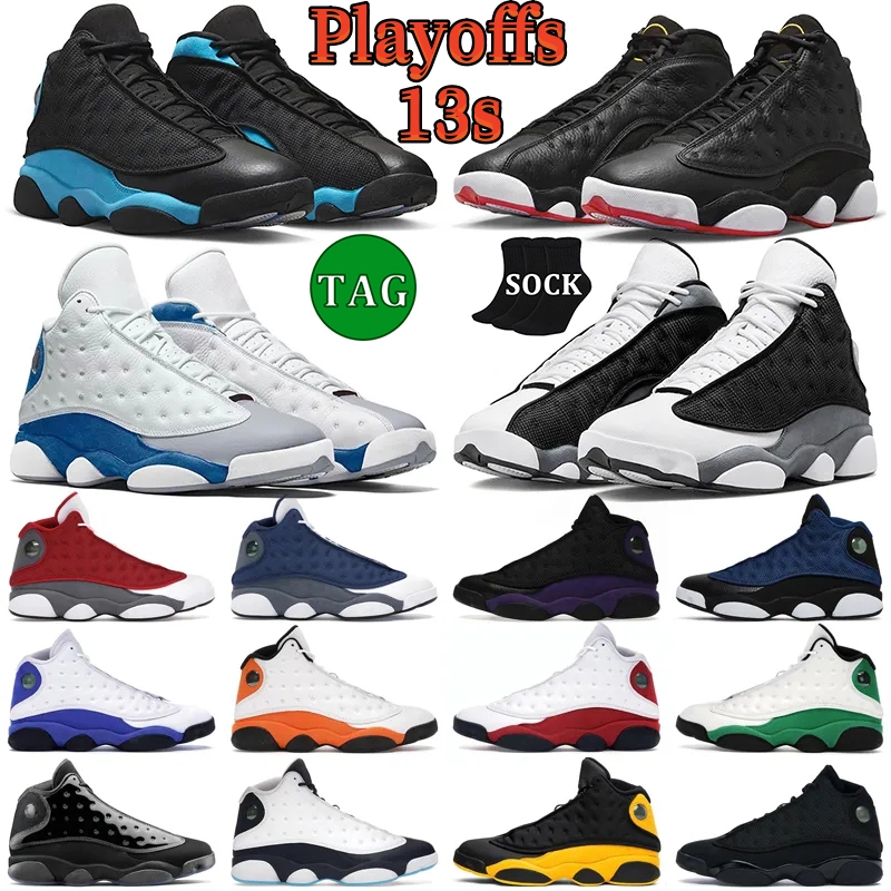 jumpman 13 men basketball shoes 13s Playoffs Black Flint French University Blue Court Purple Lucky Green Hyper Royal Starfish mens trainers sports sneakers With Box
jumpman 13 men basketball shoes 13s Playoffs Black Flint French University Blue Court Purple Lucky Green Hyper Royal Starfish mens trainers sports sneakers With Box