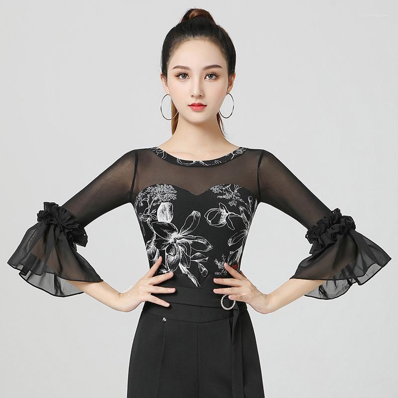 Stage Wear Ballroom Latin Dance Top Women's Slim One-piece Bodysuit With Chest Pad Modern Clothes Tops, Black
Stage Wear Ballroom Latin Dance Top Women's Slim One-piece Bodysuit With Chest Pad Modern Clothes Tops, Black