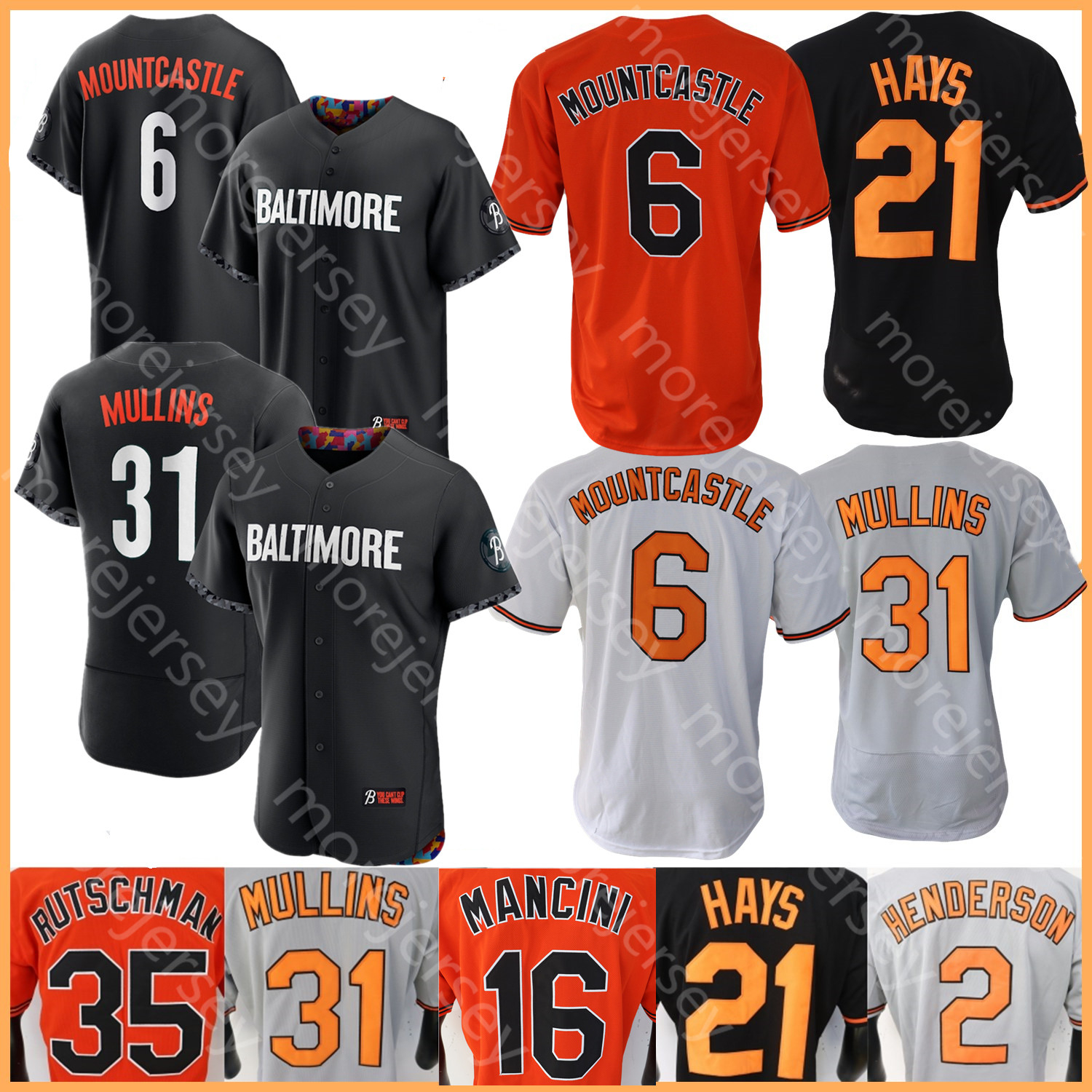 2023 City Connect Baseball Jersey Cal Ripken Adley Rutschman Gunnar Henderson Ryan Mountcastle Cedric Mullins Austin Hays Rodriguez Frazier Mateo Bautista, Women fan's versions
2023 City Connect Baseball Jersey Cal Ripken Adley Rutschman Gunnar Henderson Ryan Mountcastle Cedric Mullins Austin Hays Rodriguez Frazier Mateo Bautista, Women fan's versions