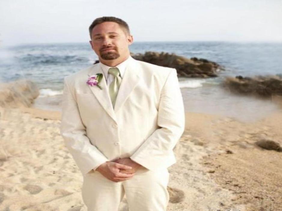 New Linen Beach Wedding Men Suits Slim Fit Groom Wear Tuxedos 2 Pieces JacketPants Bridegroom Suits Man Blazer Costume Hom1933038, Light gray
New Linen Beach Wedding Men Suits Slim Fit Groom Wear Tuxedos 2 Pieces JacketPants Bridegroom Suits Man Blazer Costume Hom1933038, Light gray