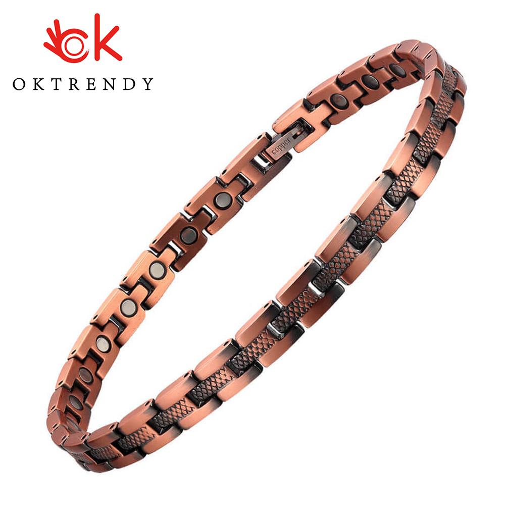 Bangle OKtrendy Pure Copper Magnetic Therapy Bracelet Arthritis Pain Relief Carpal Tunnel Magnetic Copper Bracelets for women
Bangle OKtrendy Pure Copper Magnetic Therapy Bracelet Arthritis Pain Relief Carpal Tunnel Magnetic Copper Bracelets for women